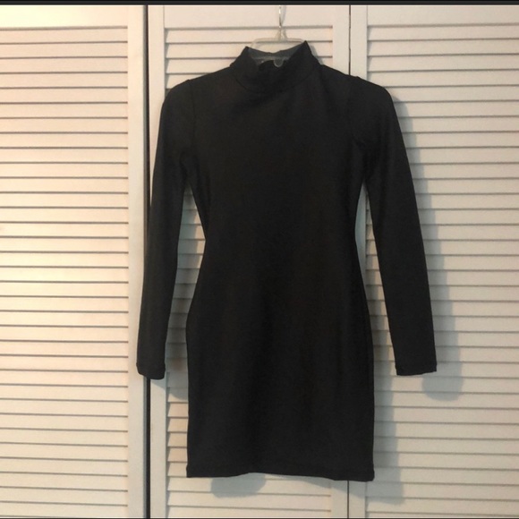 French Connection Turtleneck Shimmer Ponte Sheath Dress - Picture 6 of 12